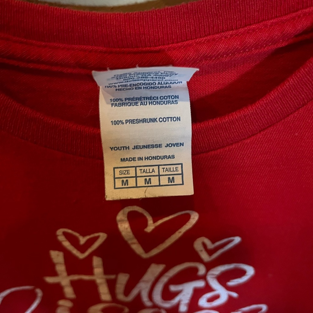 Red youth medium Valentine’s Day shirt